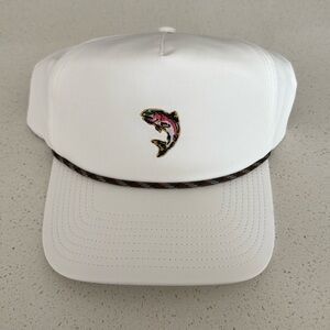 Poncho Trout Sanpback Rope Golf Hat NWT